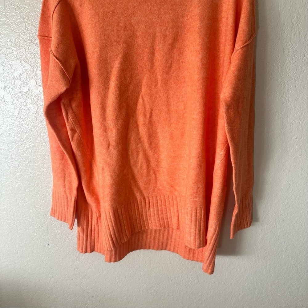 New Free People Phoebe High-Low Tunic Sweater Orange size S - Picture 6 of 7